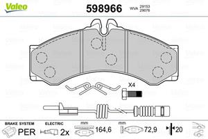 Mercedes-Benz Brake Pads (x 4)