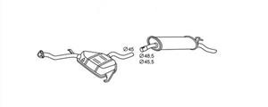 Lancia Einddemper - Easy2Fit Kit - Set met montagedelen