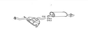 Lancia Einddemper - Easy2Fit Kit - Set met montagedelen
