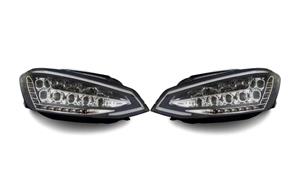 Volkswagen Set koplampen passend voor Full-LED incl. DRL  Golf VII 2012- - Zwart - incl. Motor