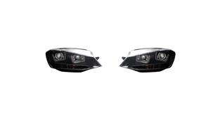 Volkswagen Set koplampen passend voor 'Dual U' incl. DRL  Golf VII 2012- - Zwart - incl. Motor
