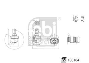 Mitsubishi verbindingsstangmet moer