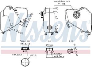 Ausdehnungsgefäß NISSENS NIS 996322