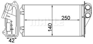 mahleoriginal Wärmetauscher, Innenraumheizung Mahle Original AH 245 000S