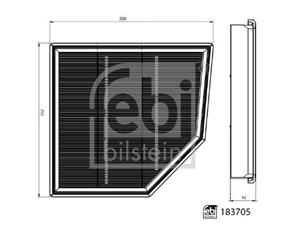 Luftfilter FEBI BILSTEIN 183705