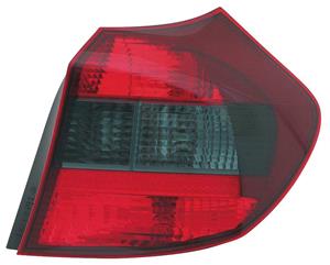 Bmw Set Achterlichten passend voor  1-Serie E81/E87 3/5-deurs 2004-2006 - Rood/Smoke