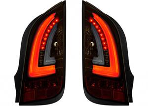 Skoda Set LED Achterlichten passend voor Volkswagen Up! &  Citigo 2011- - Zwart/Smoke/Goud