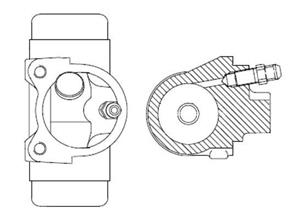 Radbremszylinder Bosch F 026 002 038
