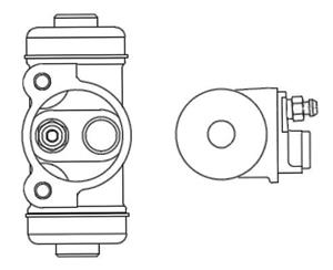 Radbremszylinder Hinterachse Bosch F 026 002 349