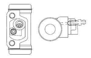 Radbremszylindersatz Hinterachse Bosch F 026 002 357