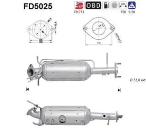 Ruß-/Partikelfilter, Abgasanlage AS FD5025