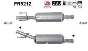 Ruß-/Partikelfilter, Abgasanlage AS FR5212