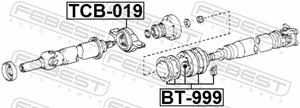 Febest Faltenbalg, Antriebswelle Hinterachse beidseitig  BT-999