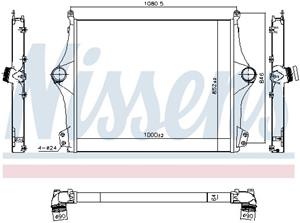 Nissens Ladeluftkühler  961298