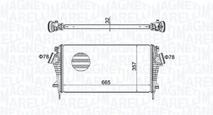 Magneti Marelli Ladeluftkühler  351319204440