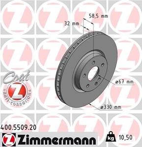 mercedes-benz Remschijf Coat Z