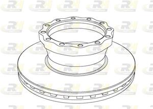 Roadhouse Bremsscheibe Vorderachse  NSX1043.20