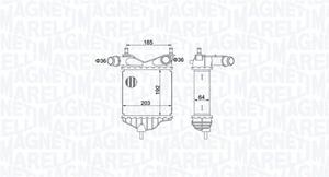 Magneti Marelli Ladeluftkühler  351319204080