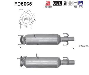 Ruß-/Partikelfilter, Abgasanlage AS FD5065