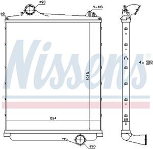 Nissens Ladeluftkühler  97082