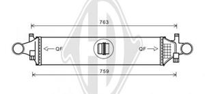 Diederichs Ladeluftkühler  DCA1098