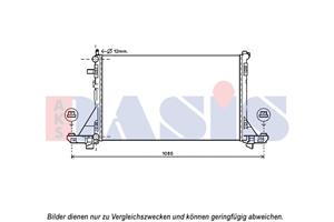 AKS Dasis Kühler, Motorkühlung  180101N