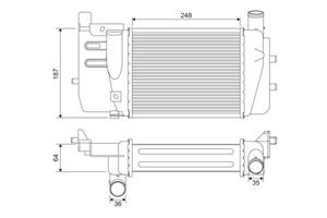 Valeo Ladeluftkühler  818369