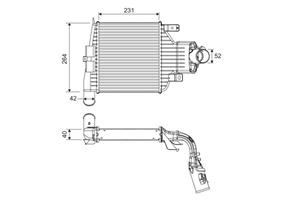 Valeo Ladeluftkühler  818395