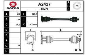 SNRA Antriebswelle - A2427