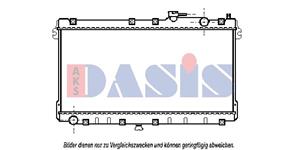 AKS Dasis Kühler, Motorkühlung  110380N