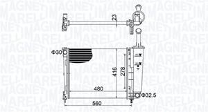 Magneti Marelli Kühler, Motorkühlung  350213155700