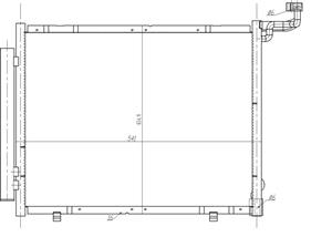 ford Condensor, airconditioning