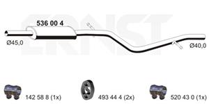 Ernst Mittelschalldämpfer  536004