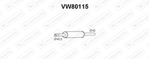 Veneporte Mittelschalldämpfer  VW80115