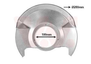 vanwezel Spritzblech, Bremsscheibe Vorderachse Van Wezel 2548371
