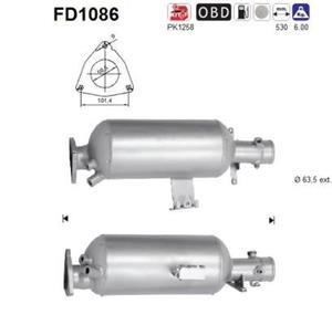 Ruß-/Partikelfilter, Abgasanlage AS FD1086