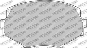 ferodoracing Bremsbelagsatz, Scheibenbremse Vorderachse Ferodo Racing FCP1011H