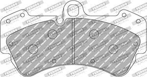 ferodoracing Bremsbelagsatz, Scheibenbremse Vorderachse Ferodo Racing FCP1625H