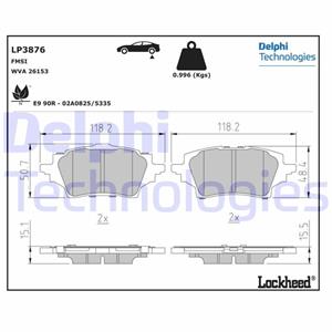 Toyota Remblokkenset, schijfrem