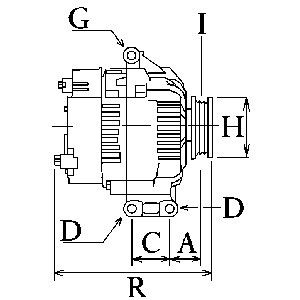 Drehstromgenerator HC-CARGO CAR113944