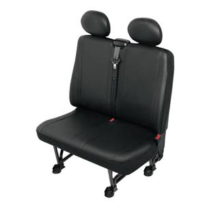 HP Autozubehör 22817 Tweezits stoelbeschermer Kunstleer Zwart Dubbele stoel
