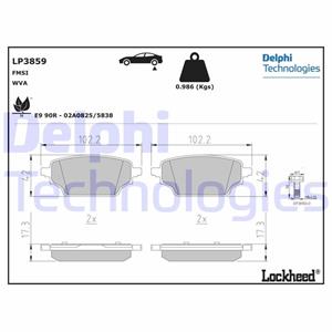 Nissan Remblokkenset, schijfrem