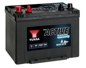 yuasa Marine M26-EFB Bootsbatterie 12V 80Ah