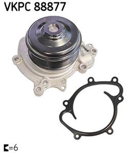 SKF Wasserpumpe MERCEDES-BENZ VKPC 88877 6422002001,6422002101,A6422002001 Kühlmittelpumpe,Kühlwasserpumpe A6422002101