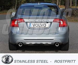 Volvo Simons uitlaat passend voor  S60/V60 T6 AWD