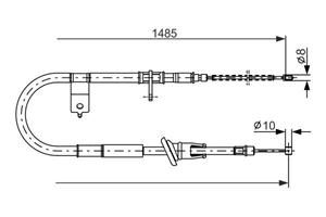 Hyundai Handremkabel