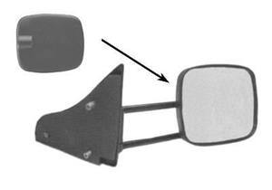 Opel Buitenspiegel RECHTS VOLLEDIG -9/95 COMBO MET ARM
