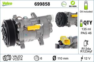 Valeo Airco compressor 699858