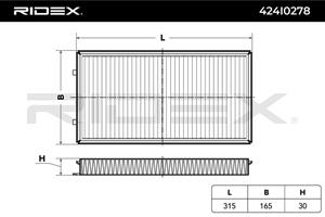 RIDEX Innenraumfilter Aktivkohlefilter 424I0278 Filter, Innenraumluft,Pollenfilter BMW,ALPINA,ROLLS-ROYCE,7 (E65, E66, E67),B7 (E65),PHANTOM VII (RR1)