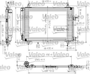Valeo Airco condensor 817524